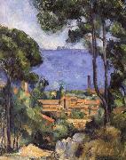 Paul Cezanne seaside scenery oil on canvas